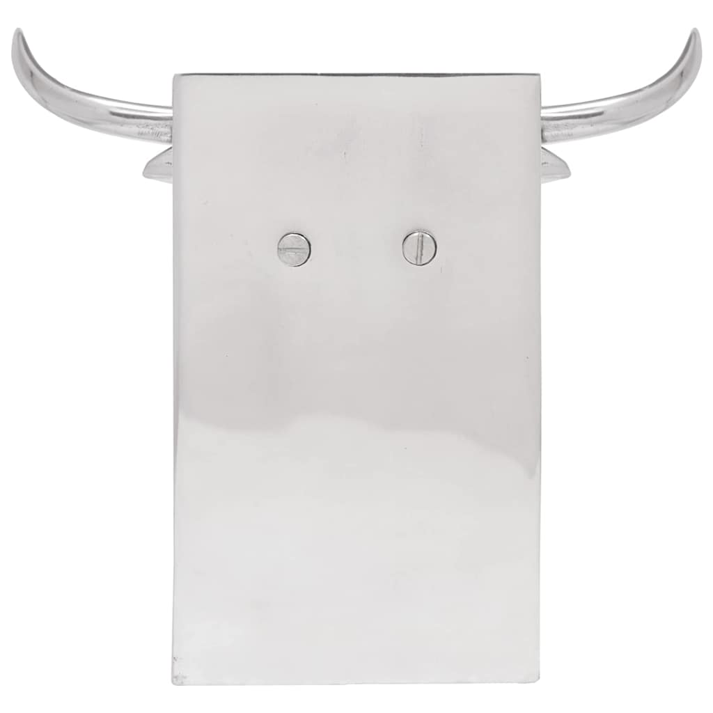 vidaXL Podpórki do książek 2 pcs Srebrny 21,5 x 15,5 x 20 cm Aluminium