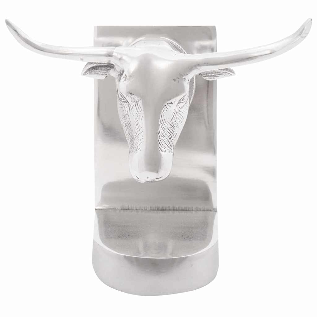 vidaXL Podpórki do książek 2 pcs Srebrny 21,5 x 15,5 x 20 cm Aluminium