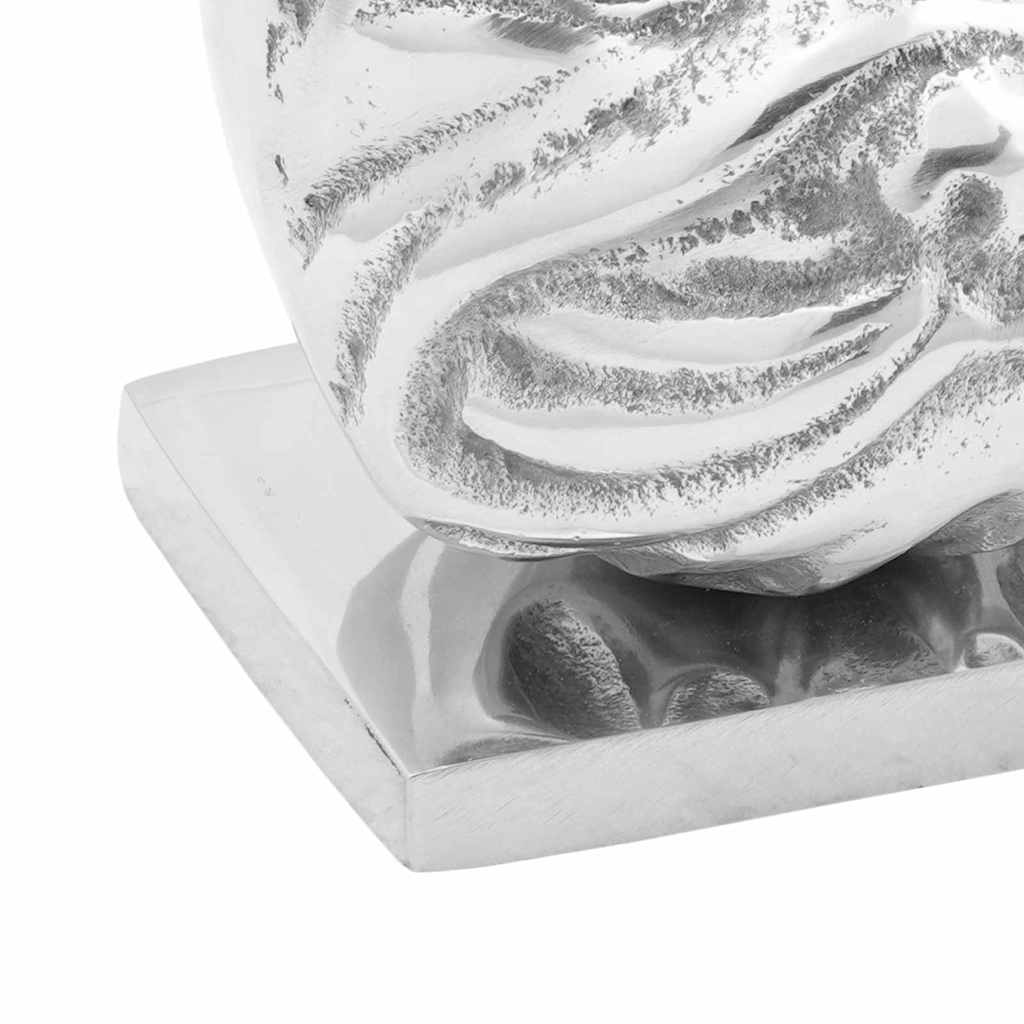 vidaXL Podpórki do książek 2 pcs Srebrny 8 x 12 x 16,5 cm Aluminium