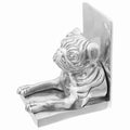 vidaXL Podpórki do książek 2 pcs Srebrny 12 x 15 x 18 cm Aluminium