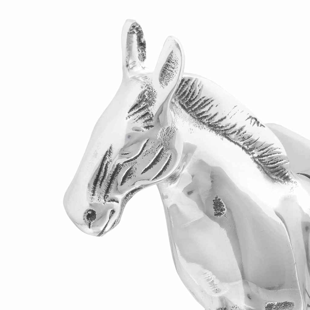 vidaXL Podpórki do książek 2 pcs Srebrny 11 x 14 x 25 cm Aluminium