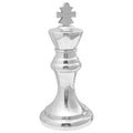 vidaXL Rzeźby 2 pcs Srebrny 17 x 17 x 42 cm Aluminium