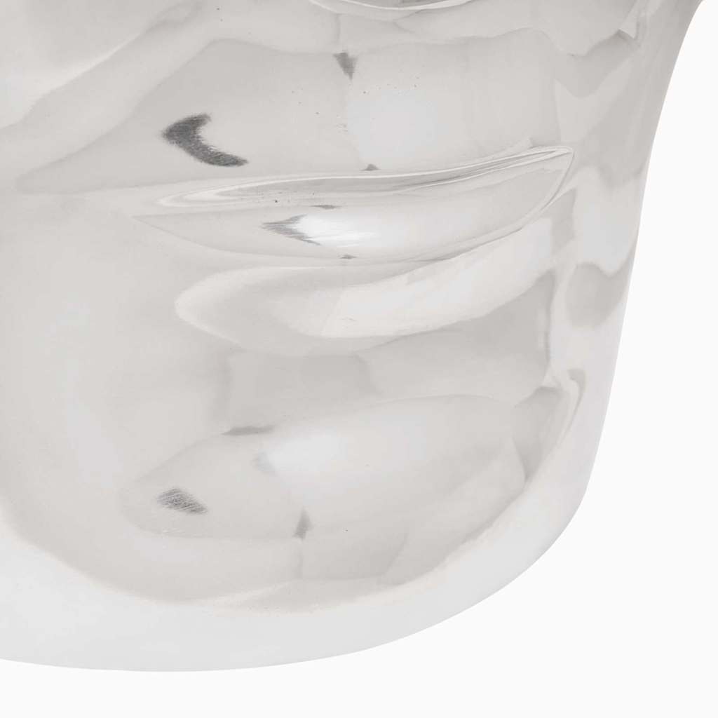 vidaXL Halka Srebrny Aluminium