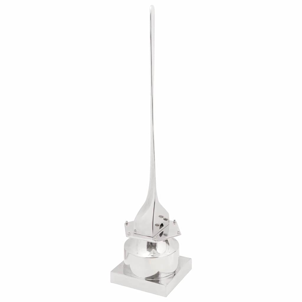 vidaXL Rzeźba Srebrny 26 x 26 x 110 cm Aluminium