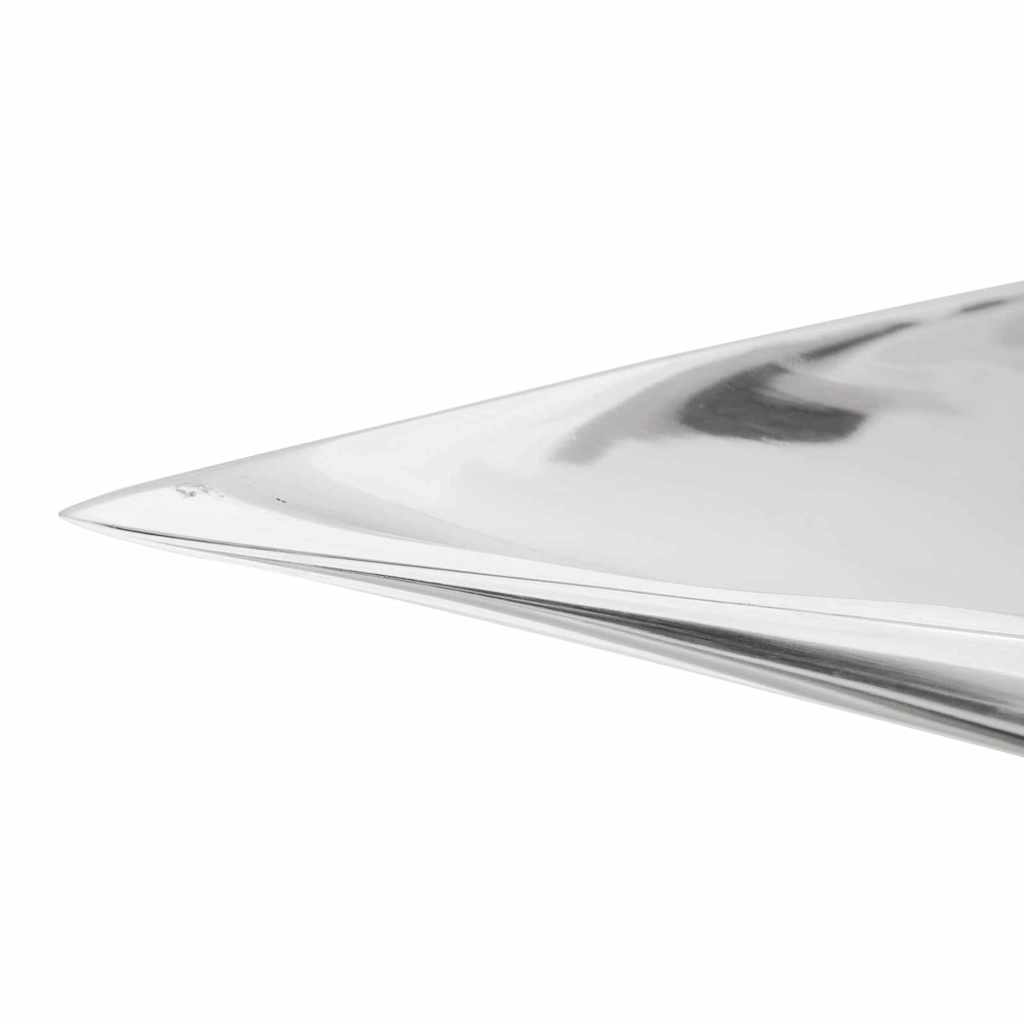 vidaXL Kosz na owoce Srebrny 60 x 15 x 8 cm Aluminium