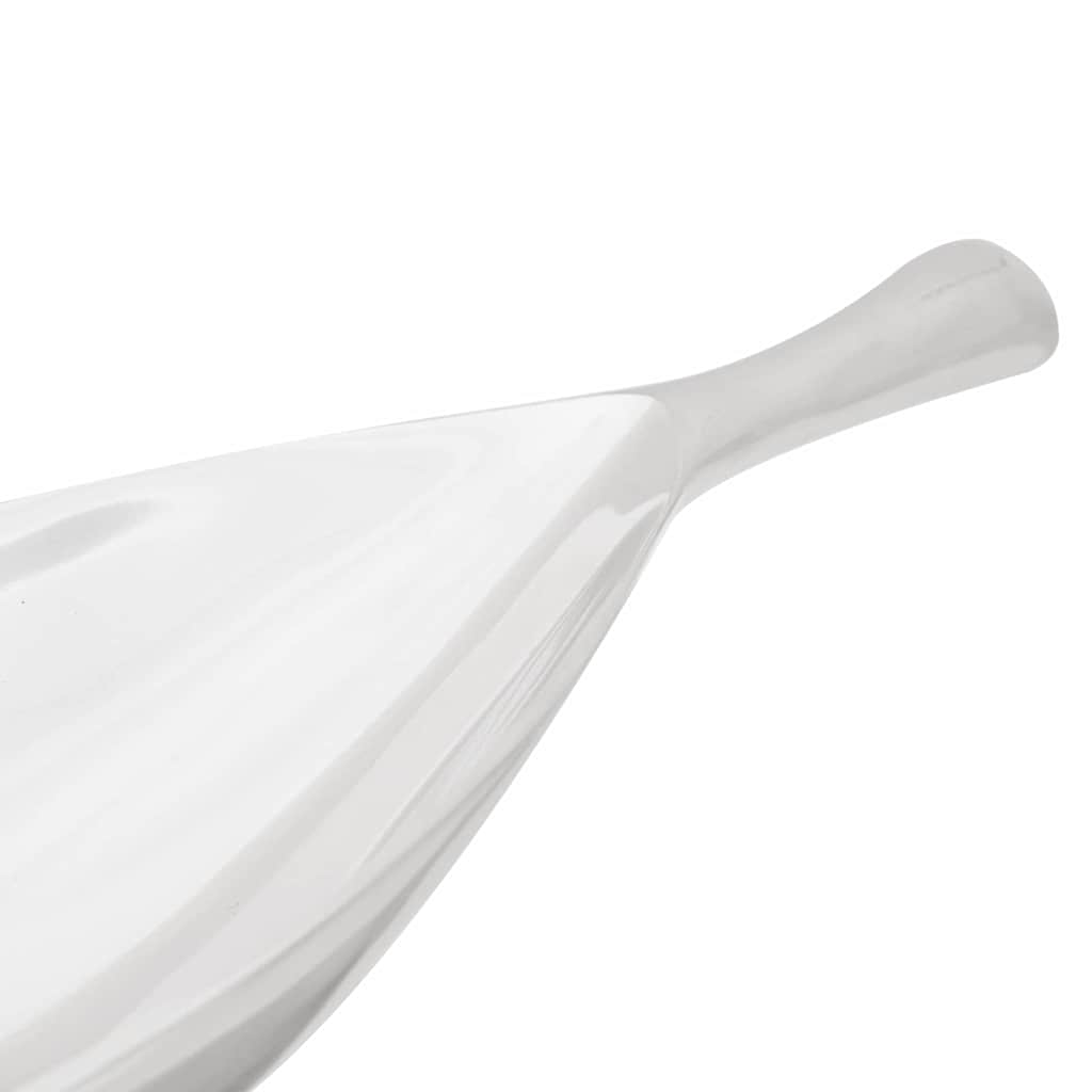vidaXL Kosz na owoce Srebrny 60 x 15 x 8 cm Aluminium