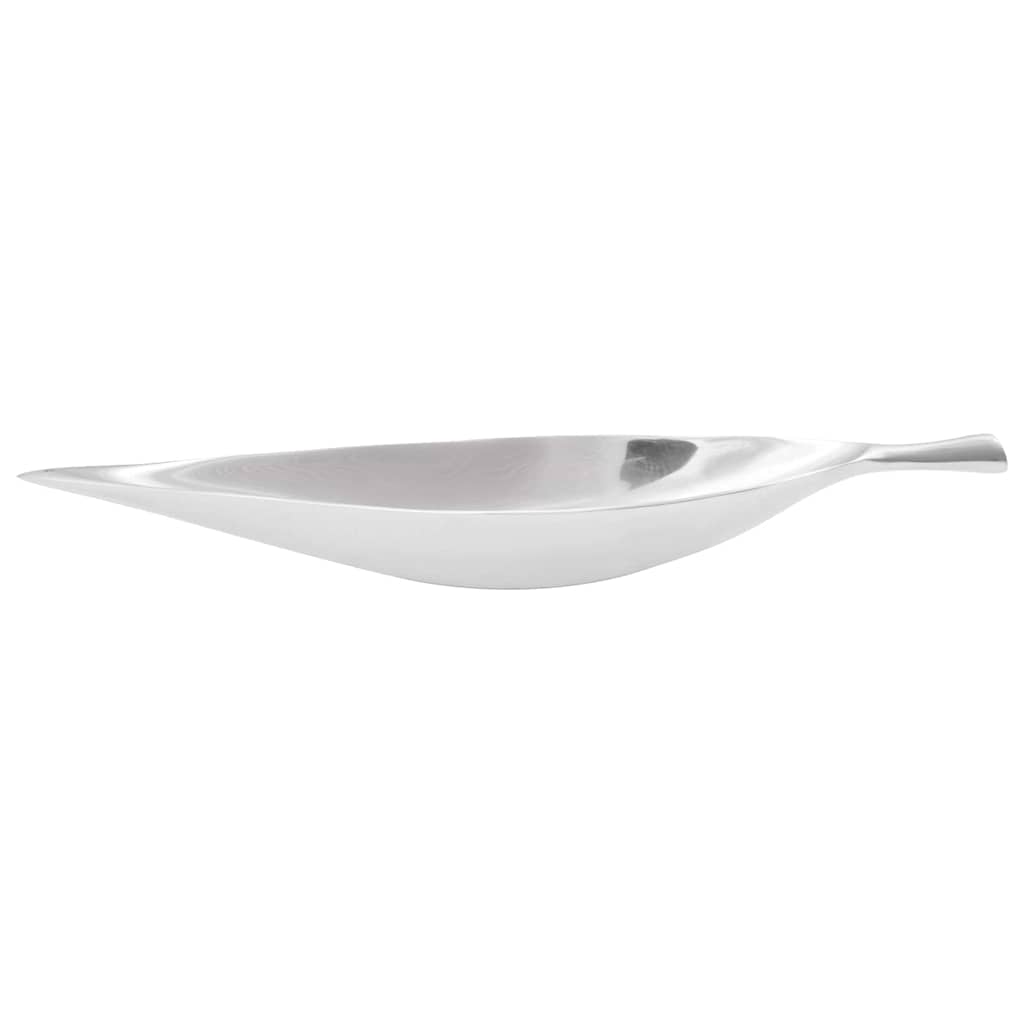 vidaXL Kosz na owoce Srebrny 60 x 15 x 8 cm Aluminium