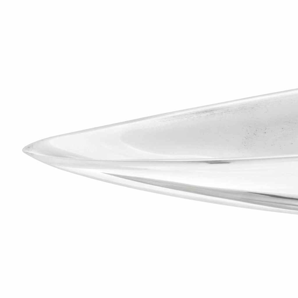 vidaXL Kosz na owoce Srebrny 53 x 9 x 10 cm Aluminium