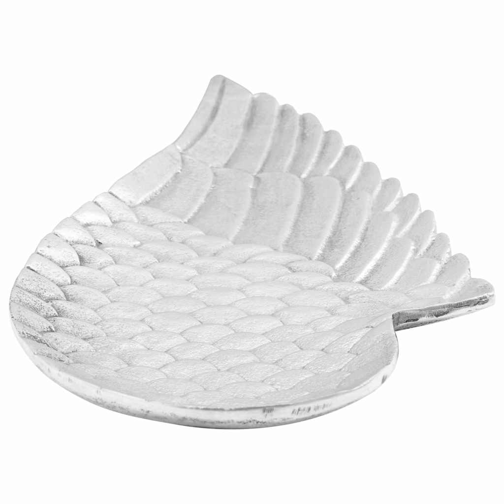vidaXL Kosz na owoce 2 pcs Srebrny 40 x 18 x 2,5 cm Aluminium
