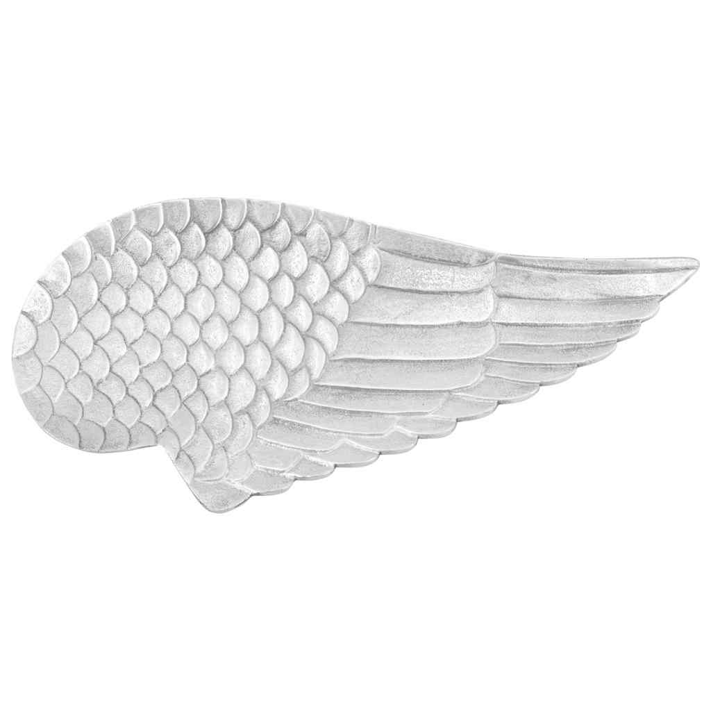 vidaXL Kosz na owoce 2 pcs Srebrny 40 x 18 x 2,5 cm Aluminium