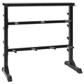 vidaXL Stojak na hantle Czarny 99 x 45 x 95,5 cm