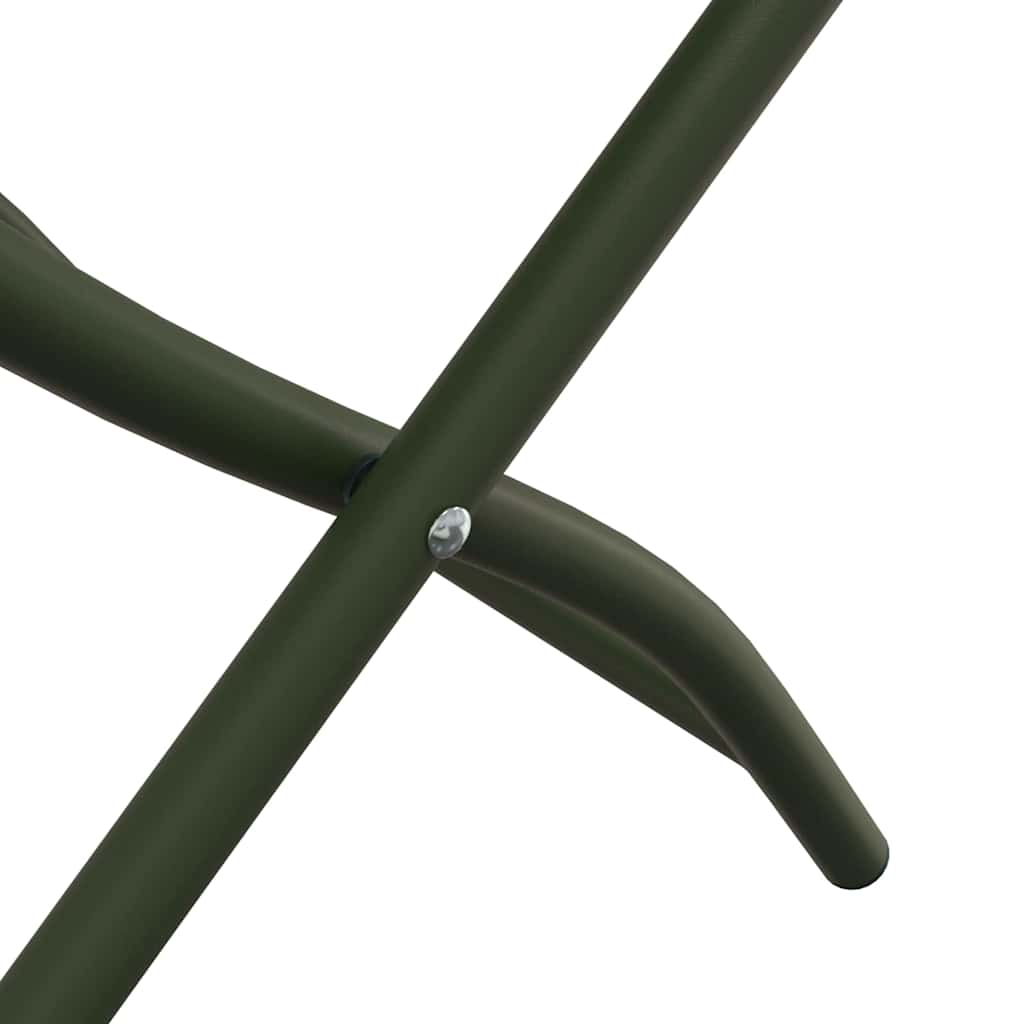 vidaXL Składane krzesło ogrodowe 2 pcs Zielony 42 x 52 x 82cm