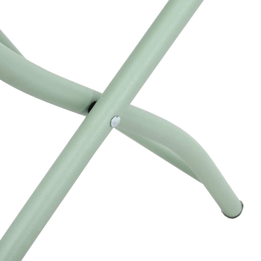 vidaXL Składane krzesło ogrodowe 2 pcs Jasna miętowa 42 x 52 x 82cm