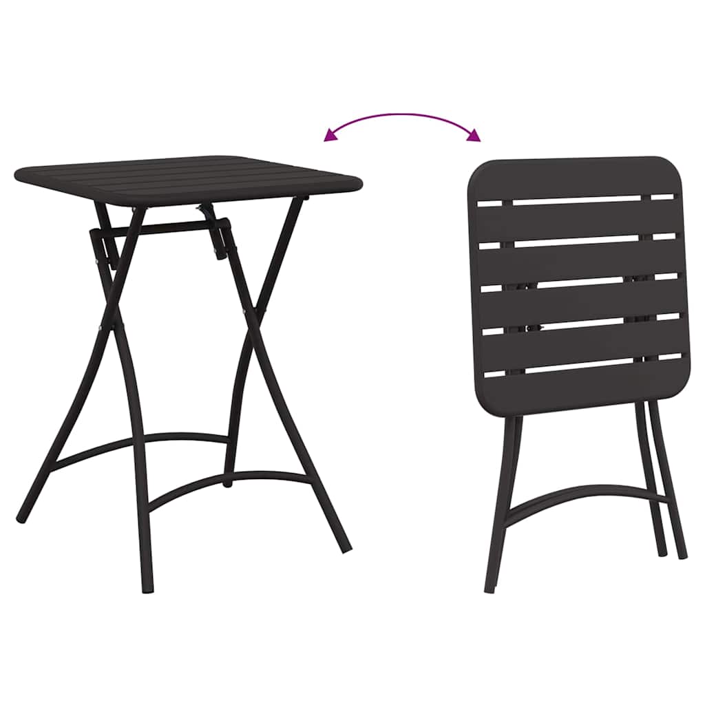 vidaXL Stolik bistro Antracyt 55 x 55 x 72,5 cm