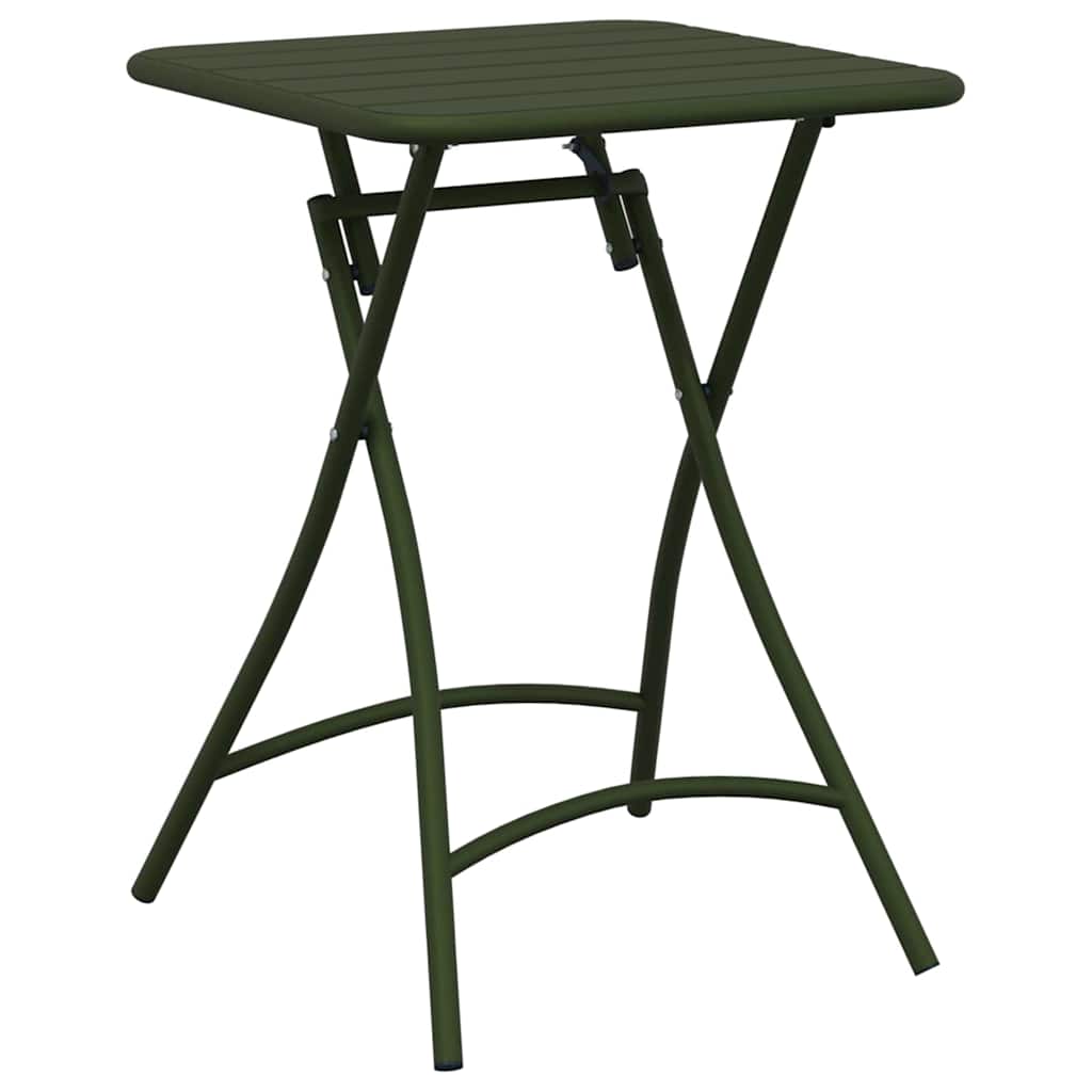 vidaXL Zestaw bistro 3 pcs Zielony Stal