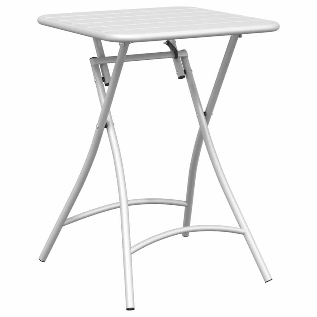 vidaXL Zestaw bistro 3 pcs Biały Stal