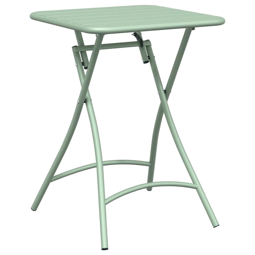 vidaXL Zestaw bistro 3 pcs Zielony Stal