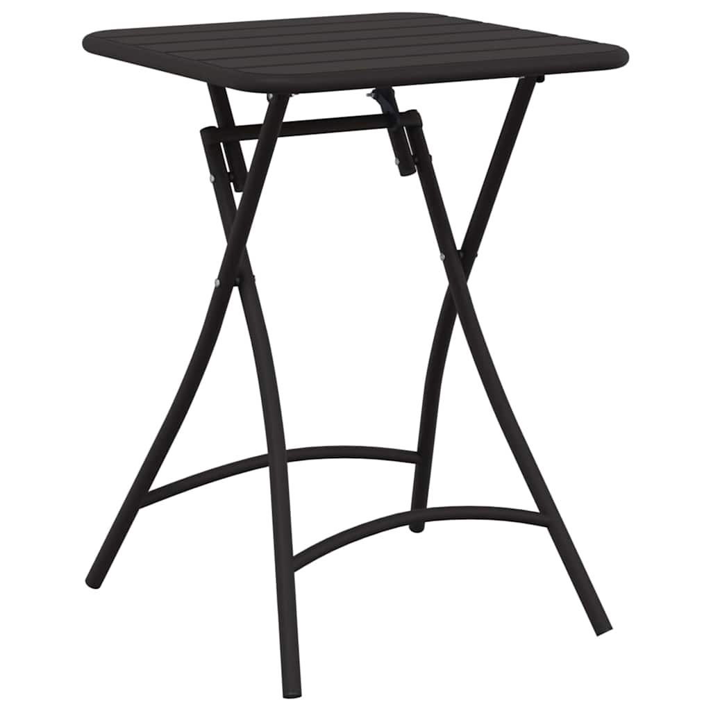 vidaXL Zestaw bistro 3 pcs Antracyt Stal