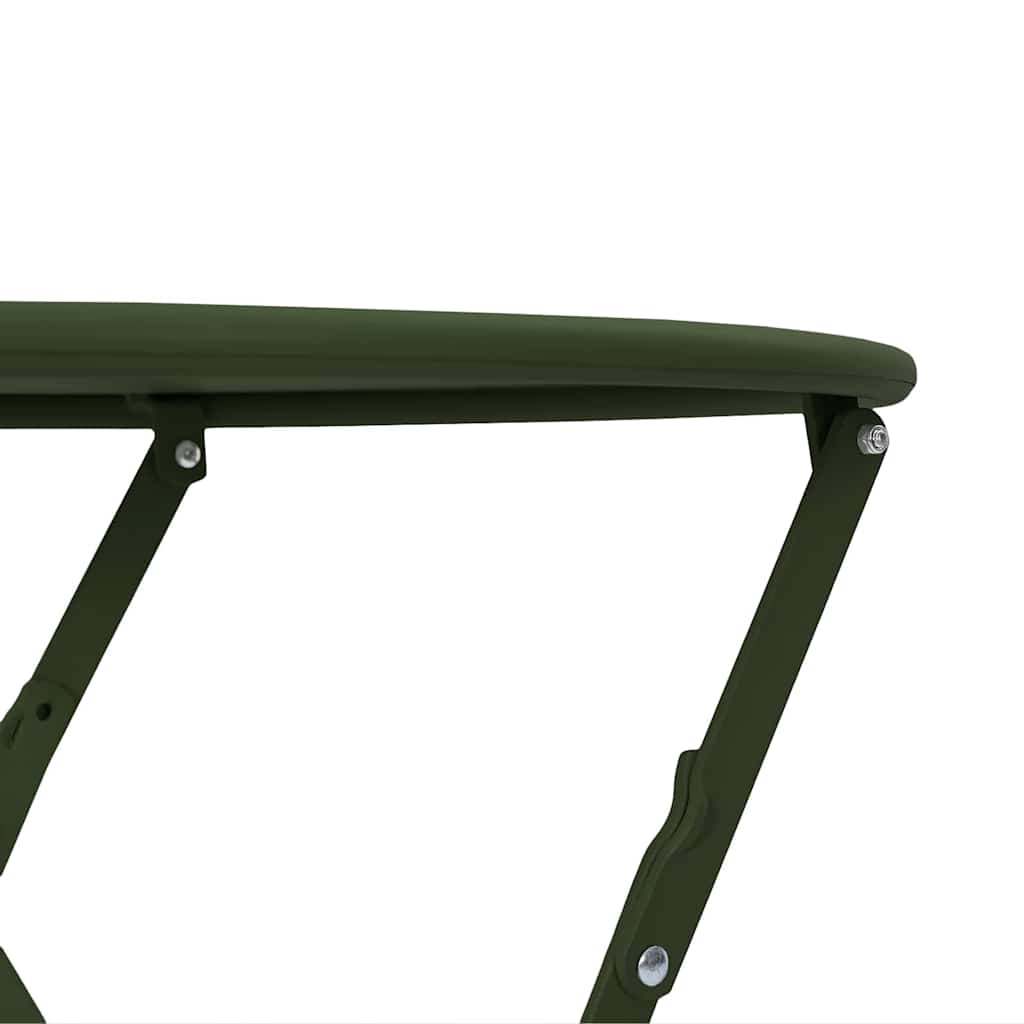 vidaXL Stolik bistro Ciemna zieleń Ø 50 x 71 cm