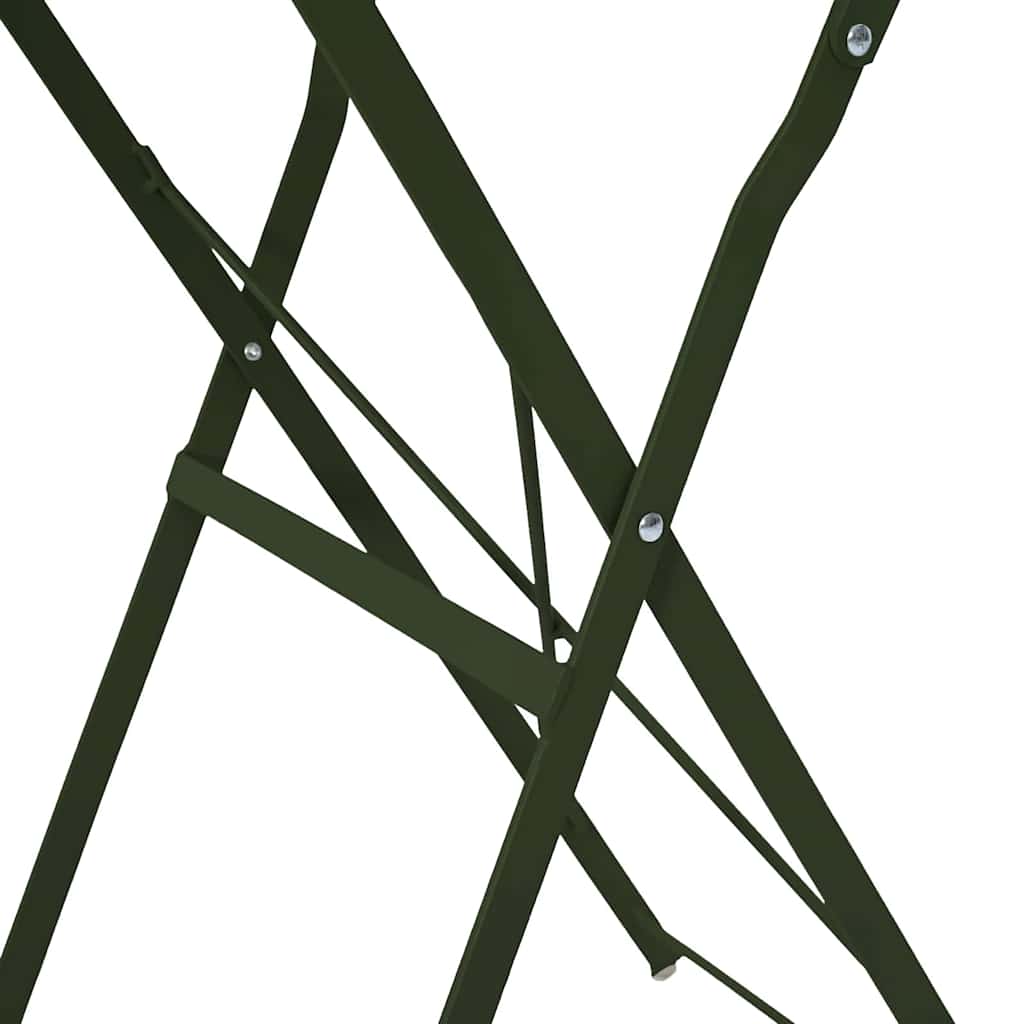 vidaXL Stolik bistro Ciemna zieleń Ø 50 x 71 cm