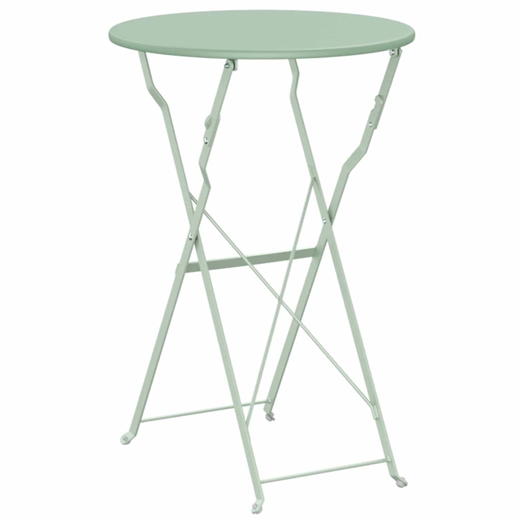vidaXL Stolik bistro Jasna miętowa Ø 50 x 71 cm