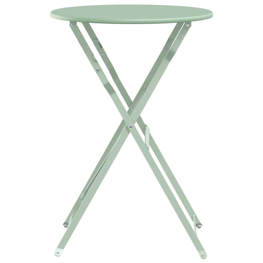 vidaXL Stolik bistro Jasna miętowa Ø 50 x 71 cm