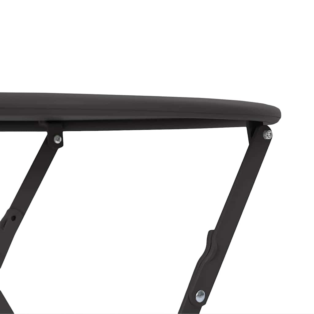 vidaXL Stolik bistro Antracyt Ø 50 x 71 cm Stal malowana proszkowo