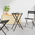 vidaXL Stolik bistro Antracyt Ø 50 x 71 cm Stal malowana proszkowo