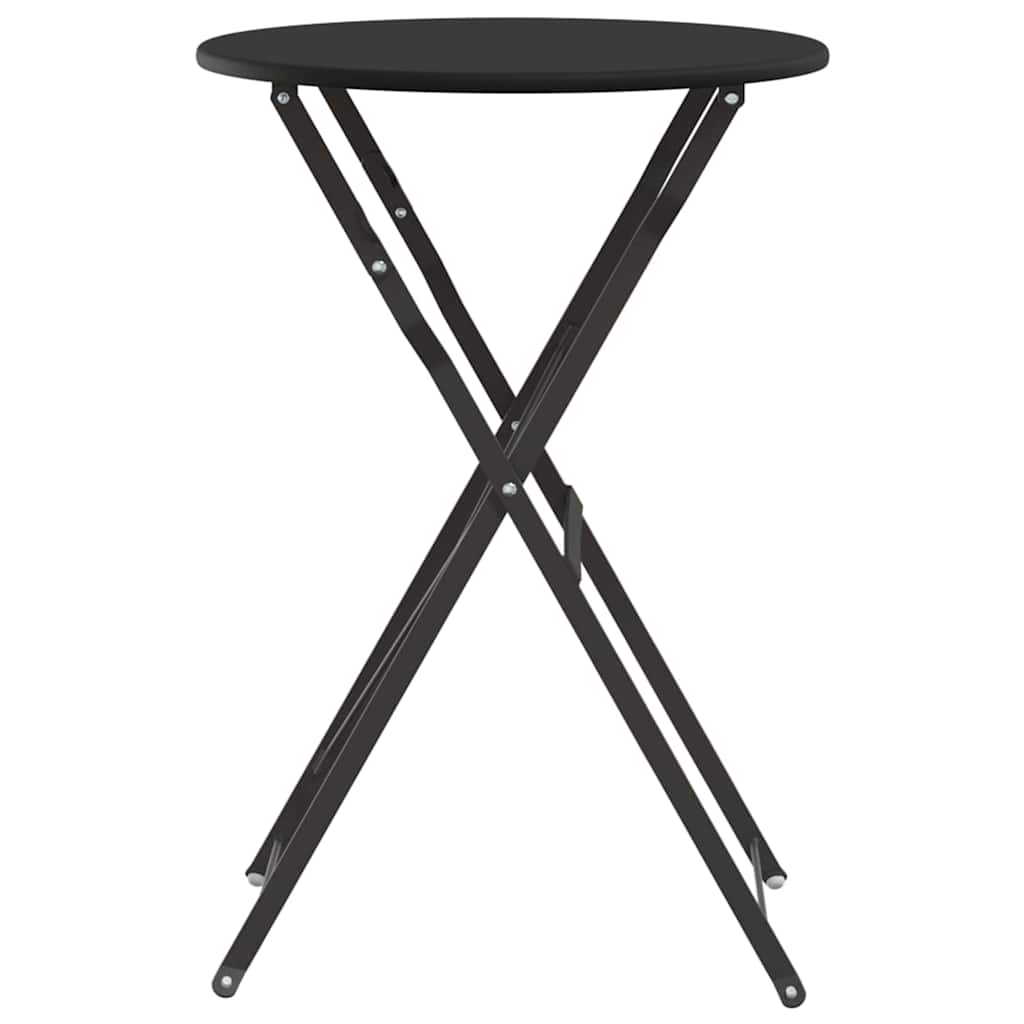 vidaXL Stolik bistro Antracyt Ø 50 x 71 cm Stal malowana proszkowo