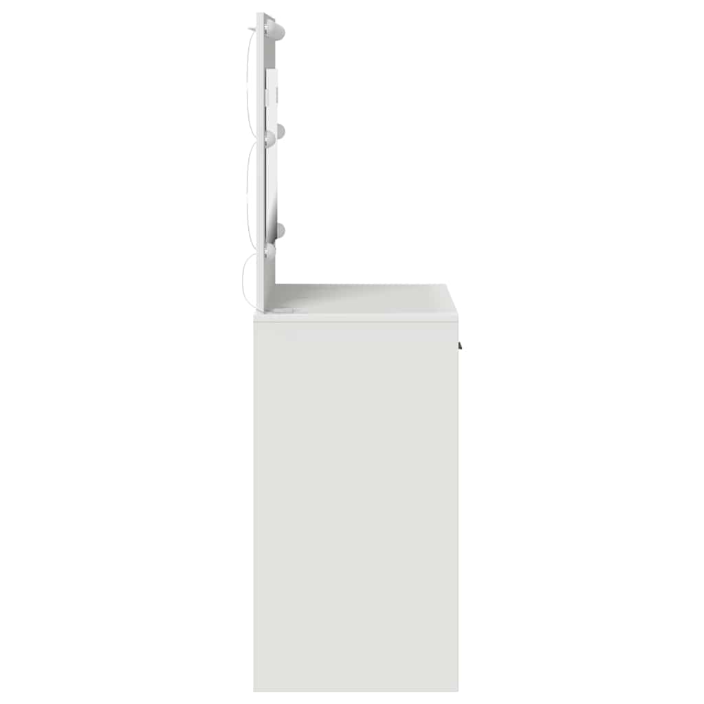 vidaXL Toaletka Biały 78,5 x 41 x 135 cm Materiał drewnopochodny