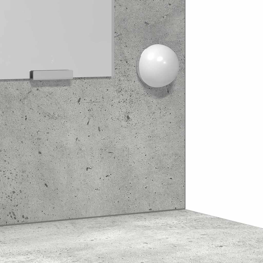 vidaXL Toaletka z szufladą Z lustrem Betonowy szary 78,5 x 41 x 135 cm