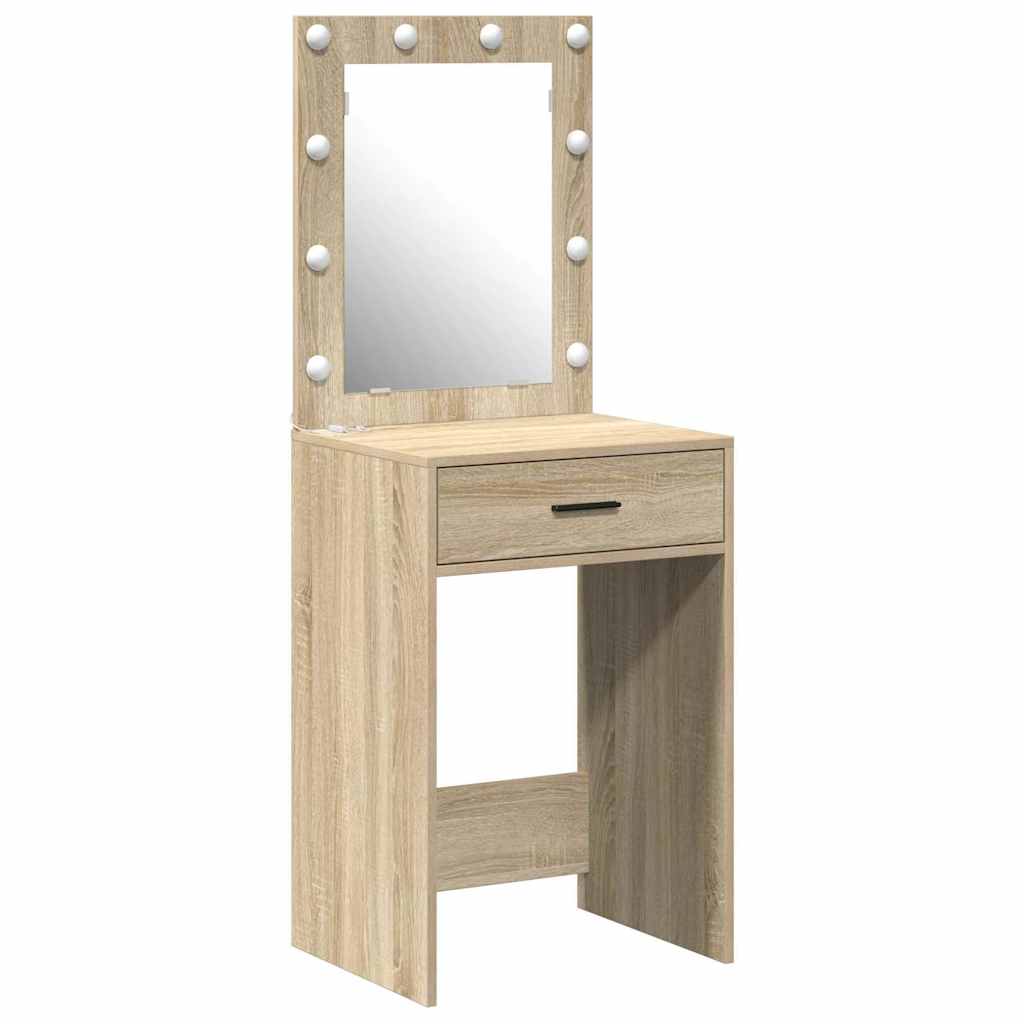 vidaXL Toaletka Dąb Sonoma 50 x 41 x 135 cm Materiał drewnopochodny