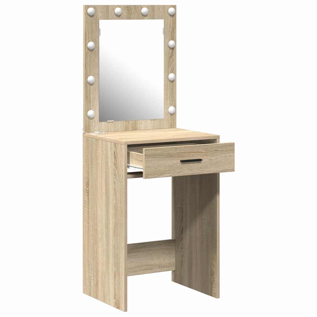 vidaXL Toaletka Dąb Sonoma 50 x 41 x 135 cm Materiał drewnopochodny