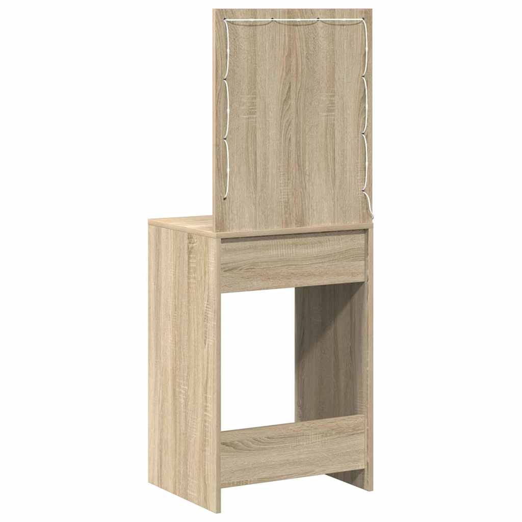 vidaXL Toaletka Dąb Sonoma 50 x 41 x 135 cm Materiał drewnopochodny