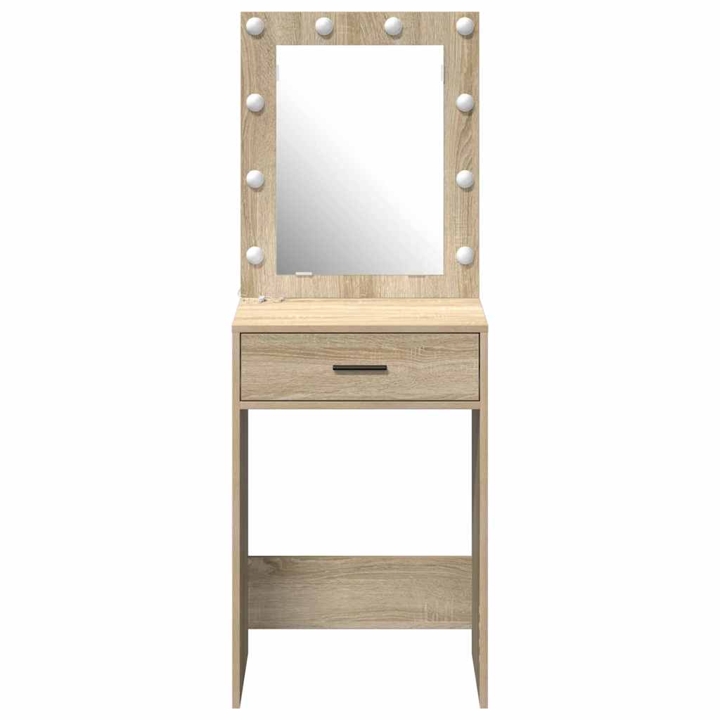 vidaXL Toaletka Dąb Sonoma 50 x 41 x 135 cm Materiał drewnopochodny