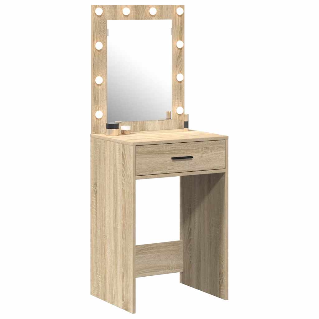 vidaXL Toaletka Dąb Sonoma 50 x 41 x 135 cm Materiał drewnopochodny