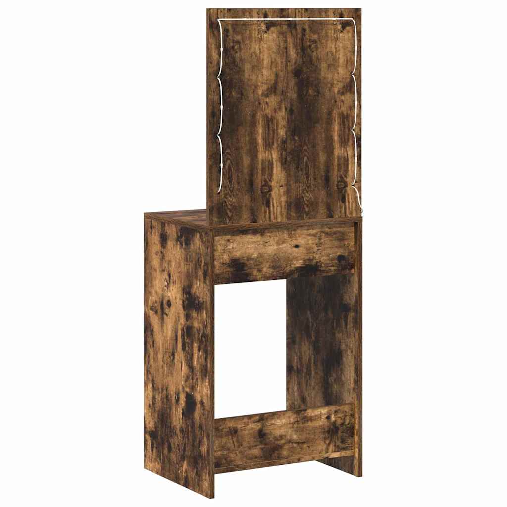 vidaXL Toaletka Dąb wędzony 50 x 41 x 135 cm Materiał drewnopochodny