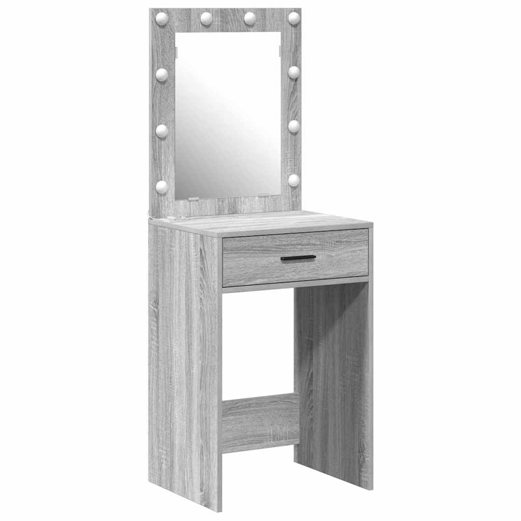 vidaXL Toaletka Szary Sonoma 50 x 41 x 135 cm Materiał drewnopochodny