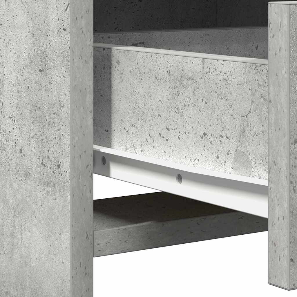 vidaXL Highboard z szufladą Betonowy szary 40 x 41 x 135 cm