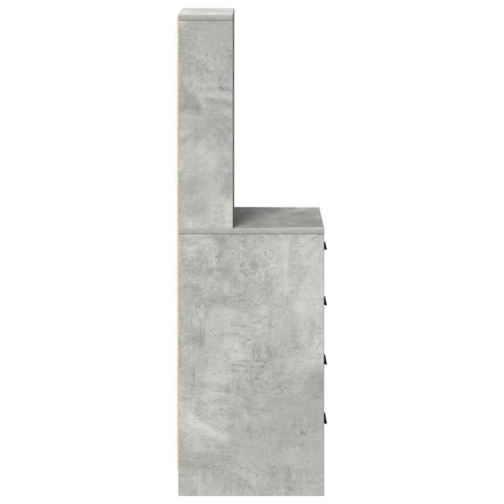 vidaXL Highboard z szufladą Betonowy szary 40 x 41 x 135 cm