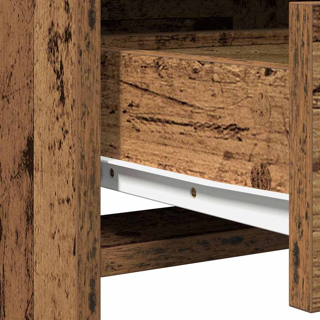 vidaXL Highboard Stare drewno 40 x 41 x 135 cm Materiał drewnopochodny