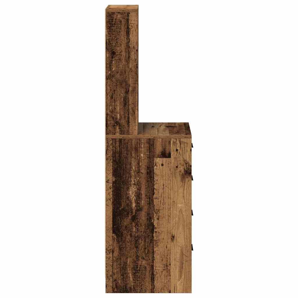 vidaXL Highboard Stare drewno 40 x 41 x 135 cm Materiał drewnopochodny