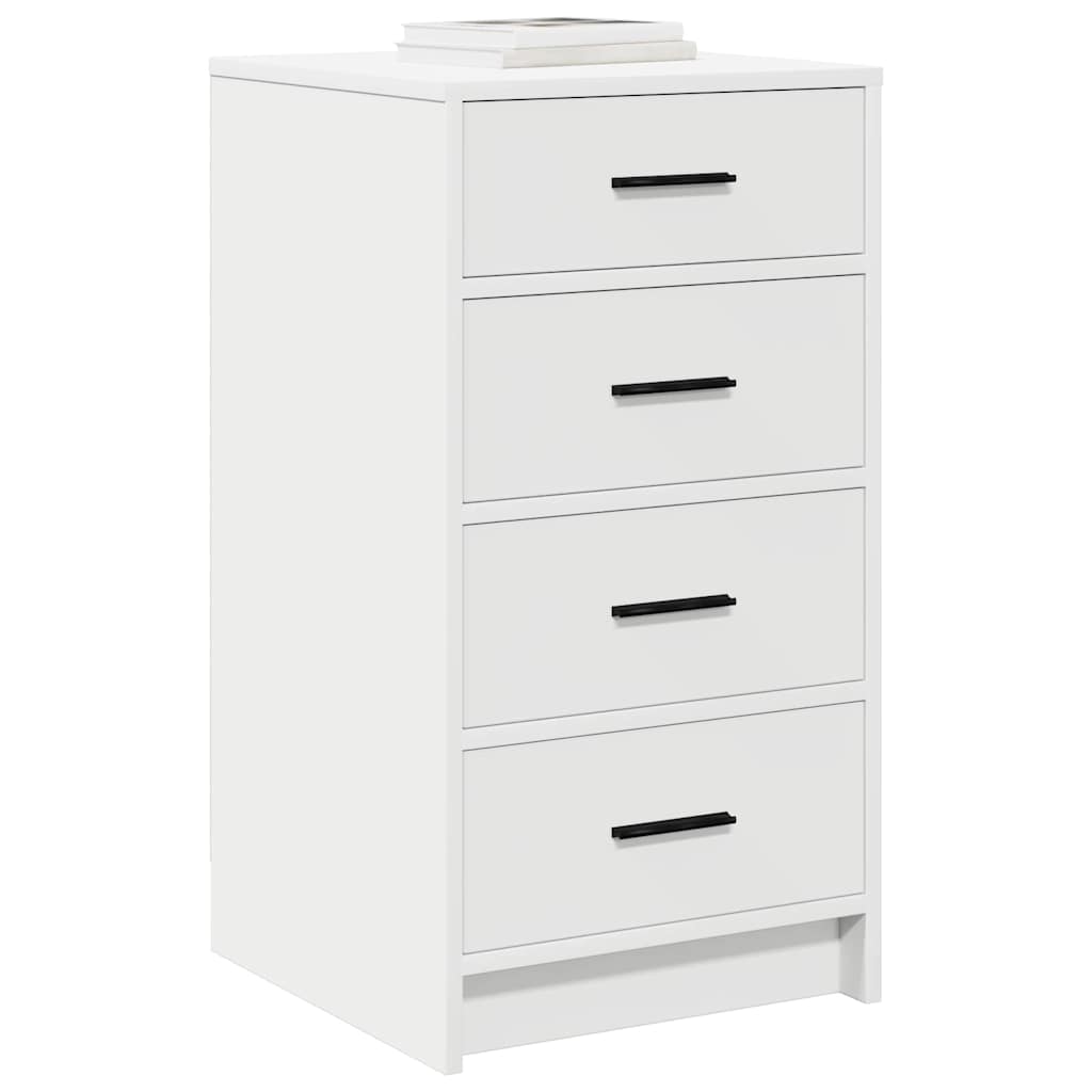 vidaXL Bufet z szufladą Biały 40 x 41 x 75 cm Materiał drewnopochodny