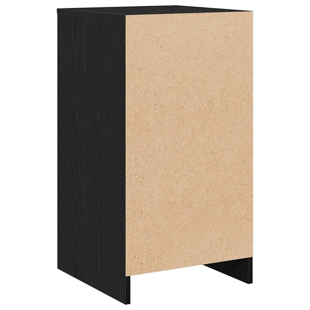vidaXL Bufet Czarny dąb 40 x 41 x 75 cm Materiał drewnopochodny