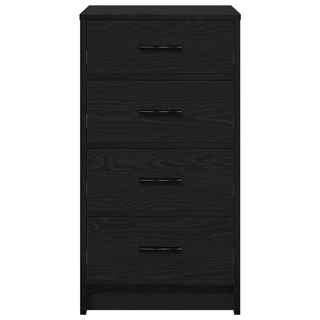 vidaXL Bufet Czarny dąb 40 x 41 x 75 cm Materiał drewnopochodny