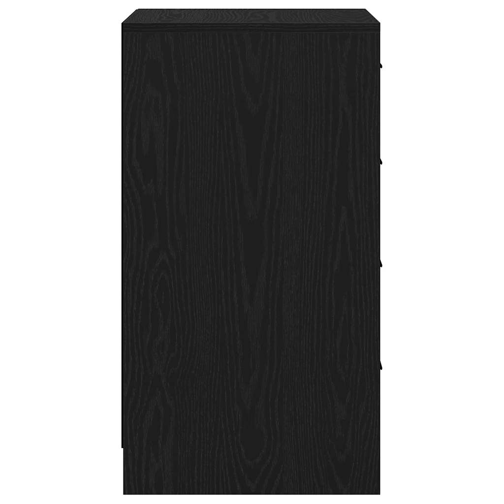 vidaXL Bufet Czarny dąb 40 x 41 x 75 cm Materiał drewnopochodny