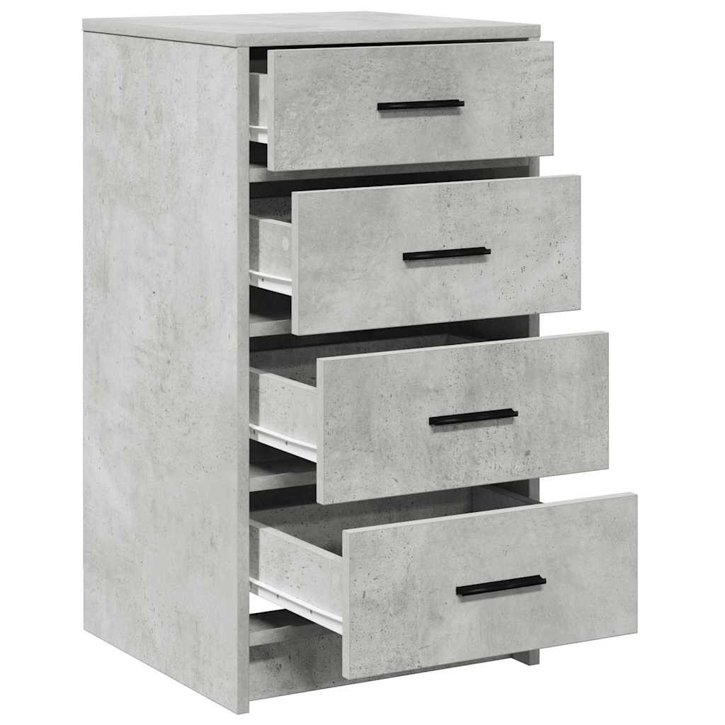 vidaXL Bufet Betonowy szary 40 x 41 x 75 cm Materiał drewnopochodny