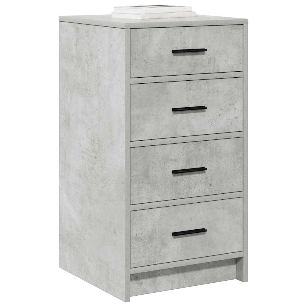 vidaXL Bufet Betonowy szary 40 x 41 x 75 cm Materiał drewnopochodny