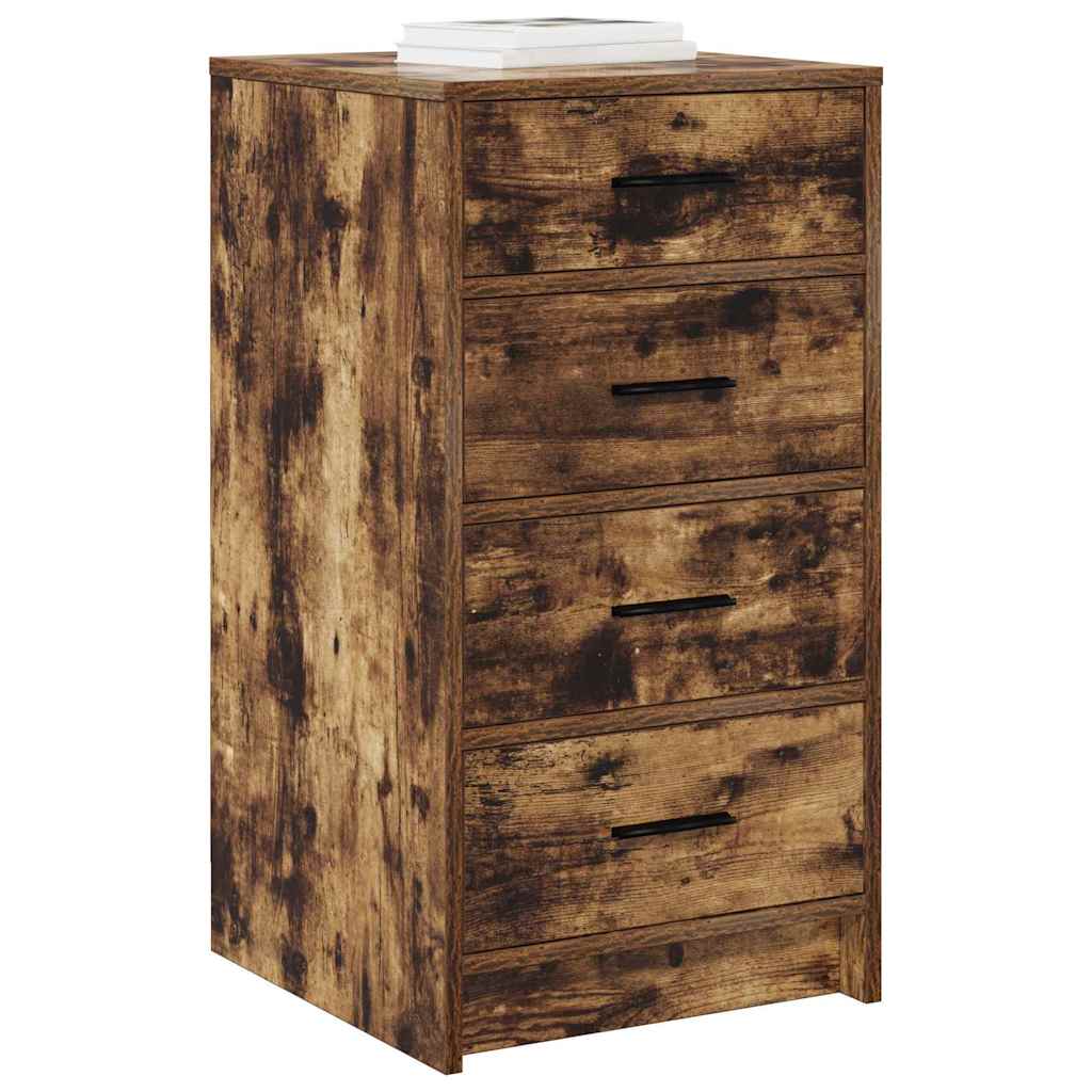 vidaXL Bufet Wędzony dąb 40 x 41 x 75 cm Materiał drewnopochodny