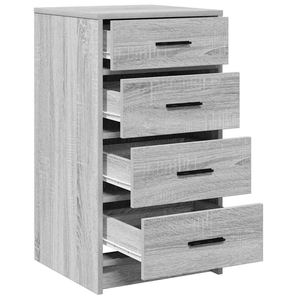 vidaXL Bufet Szary dąb sonoma 40 x 41 x 75 cm Materiał drewnopochodny